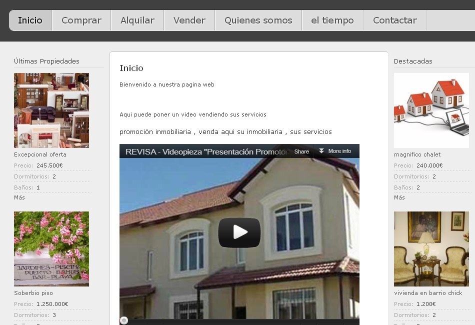 pagina web inmobiliarias