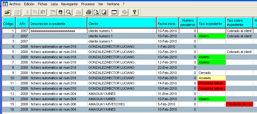 software agencia de viajes